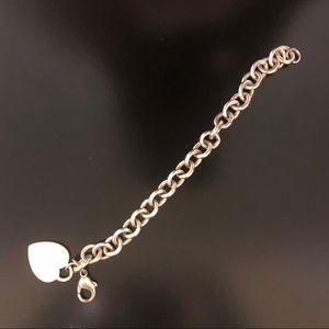 Tiffany engraved heart bracelet (Melissa)